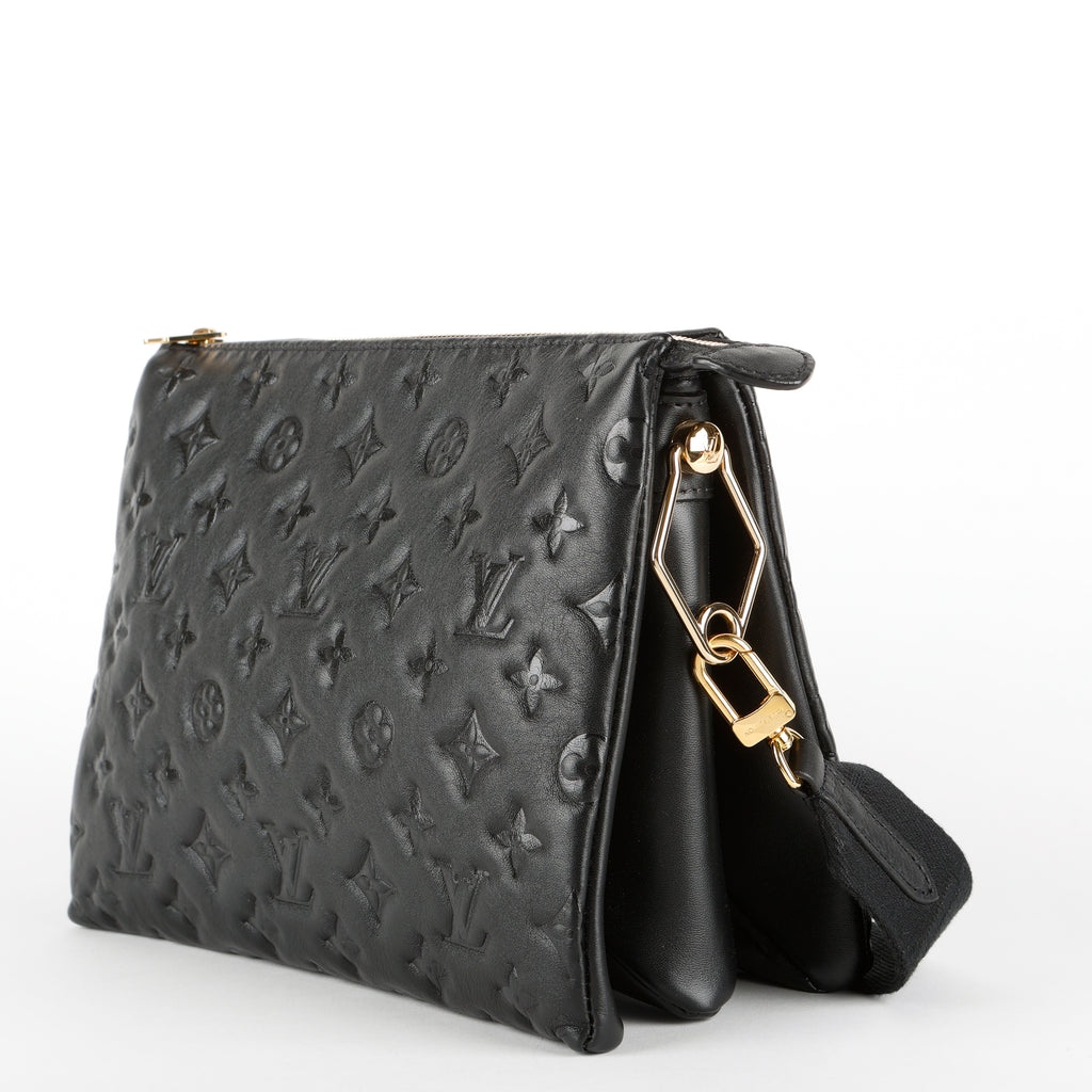 Coussin PM, Black Lambskin (no chain)