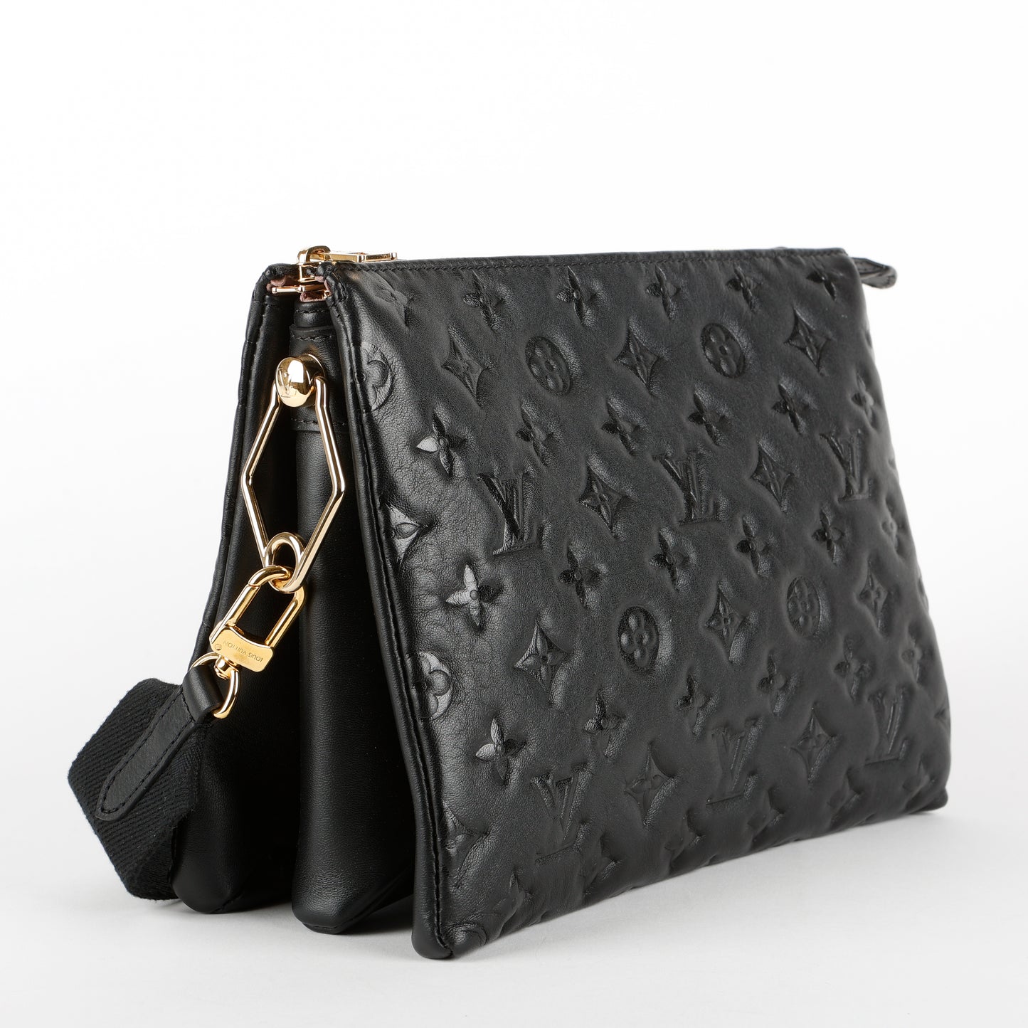 Coussin PM, Black Lambskin (no chain)