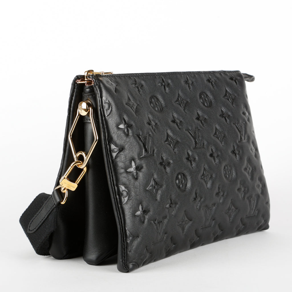Coussin PM, Black Lambskin (no chain)