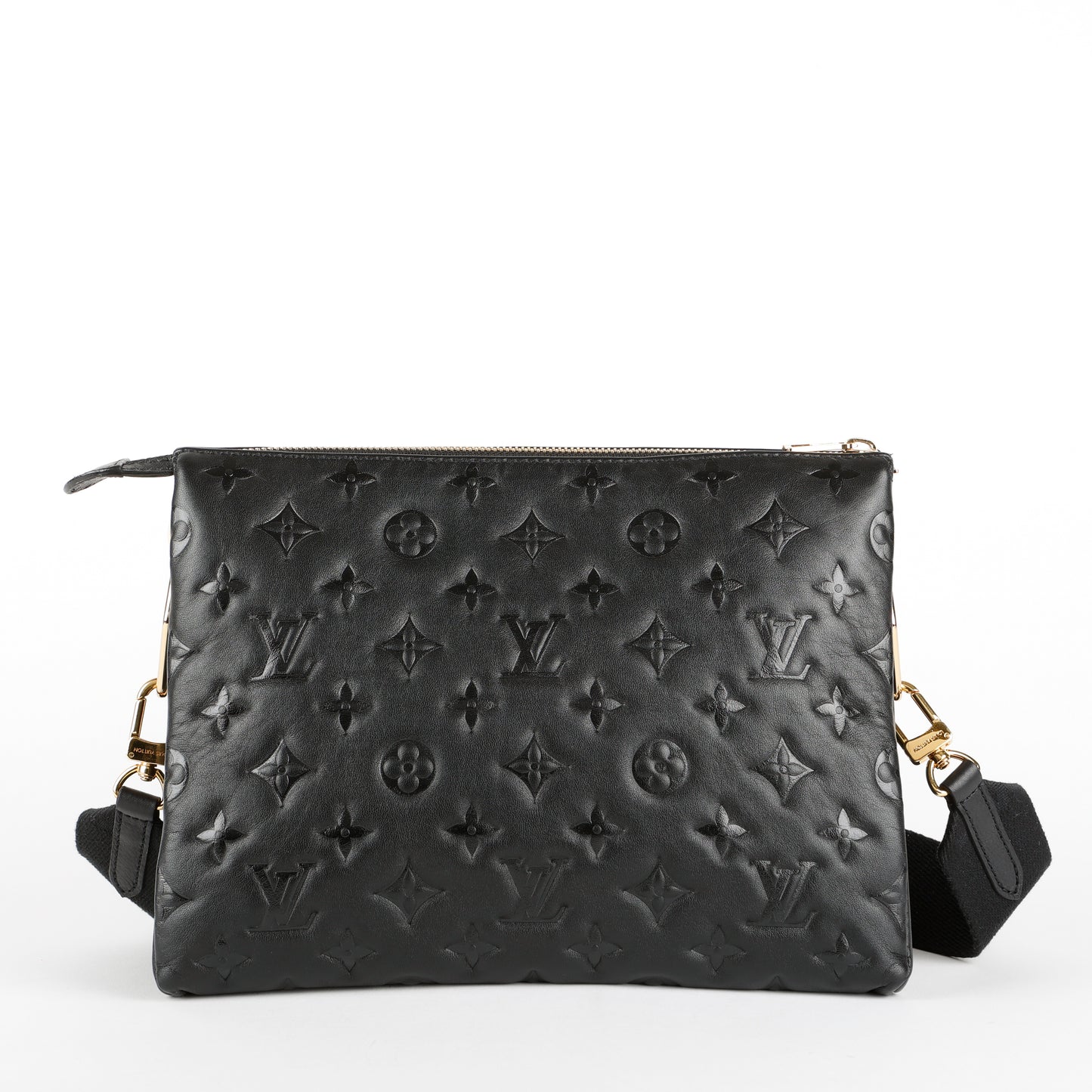 Coussin PM, Black Lambskin (no chain)