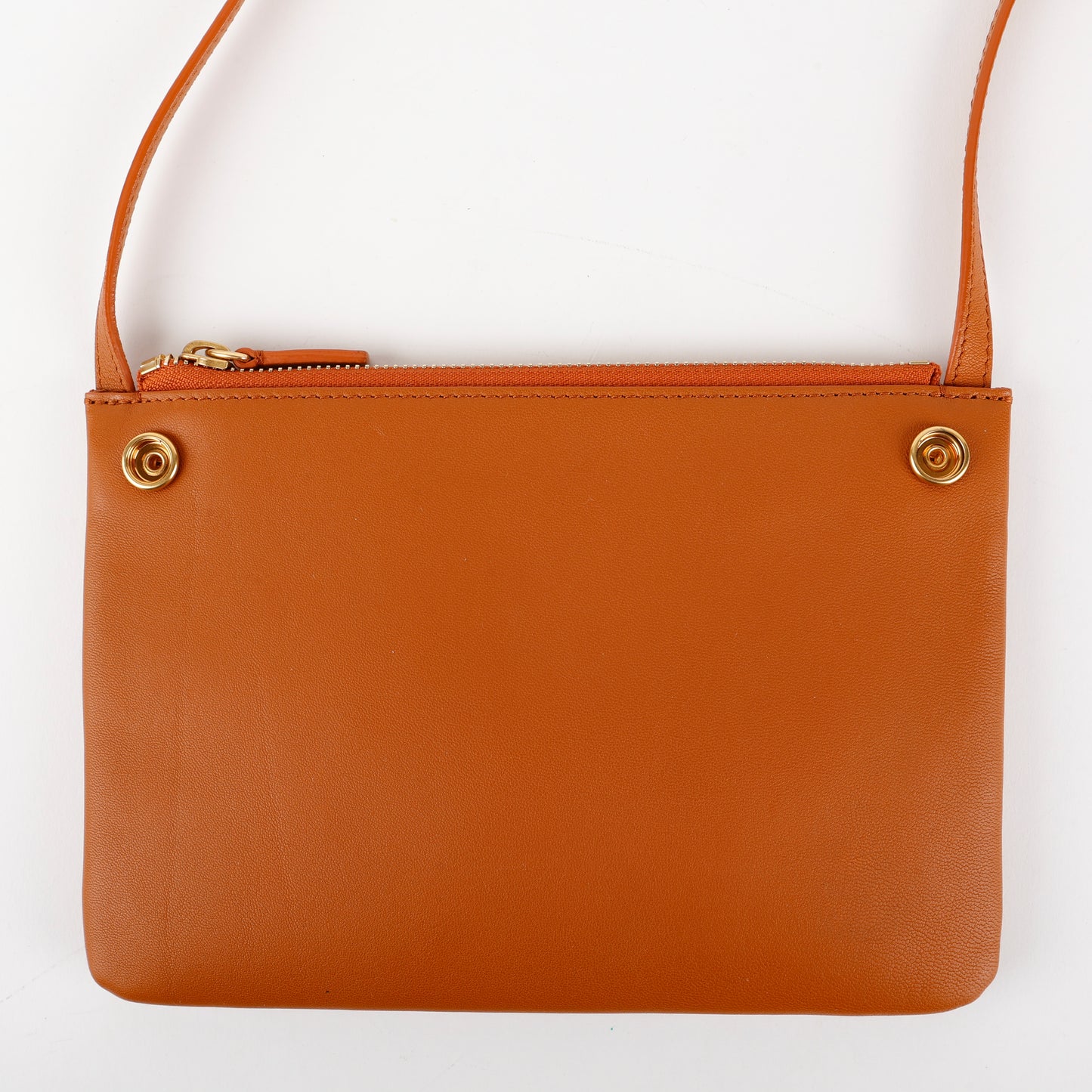 Trio Pouch On Strap, Gold