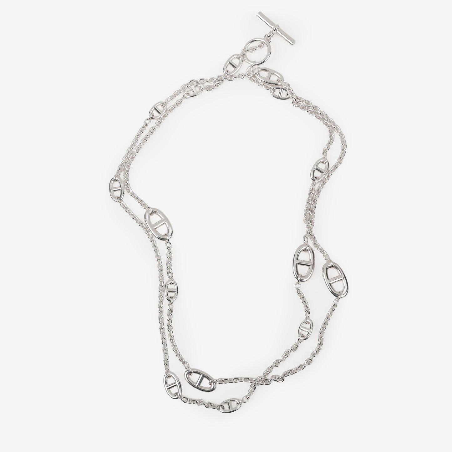 Sterling Silver Farandole Necklace 120cm