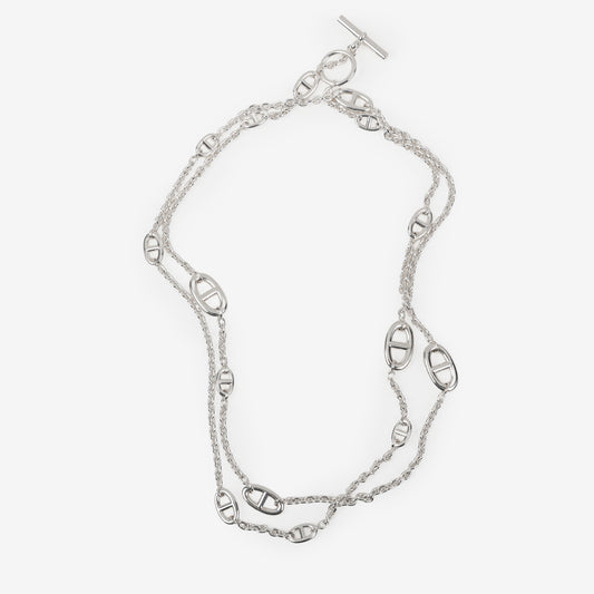 Sterling Silver Farandole Necklace 120cm