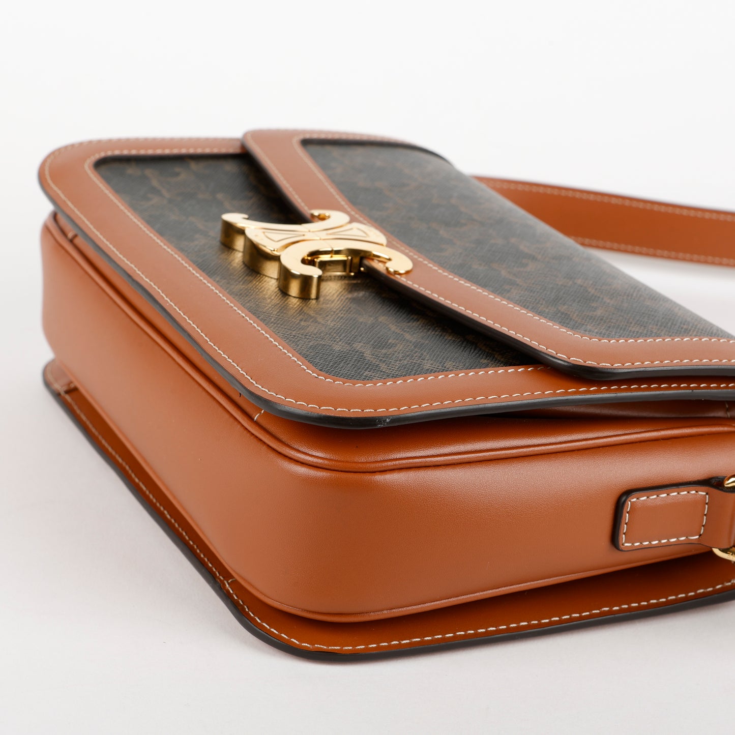 Medium Triomphe Shoulder Bag, Canvas