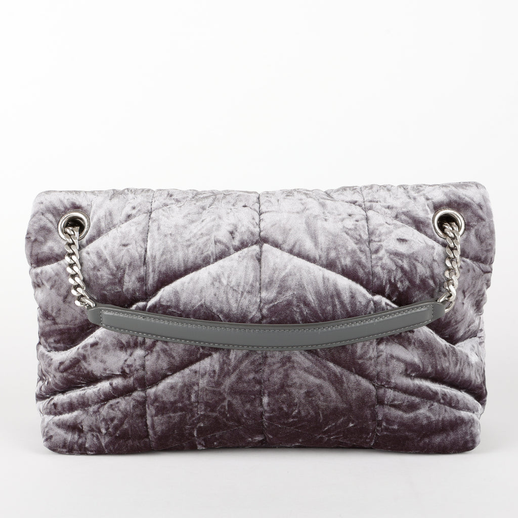 Small Lou Puffer, Crushed Velvet