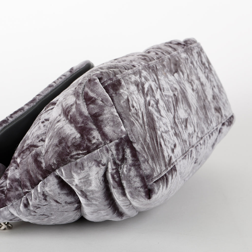 Small Lou Puffer, Crushed Velvet