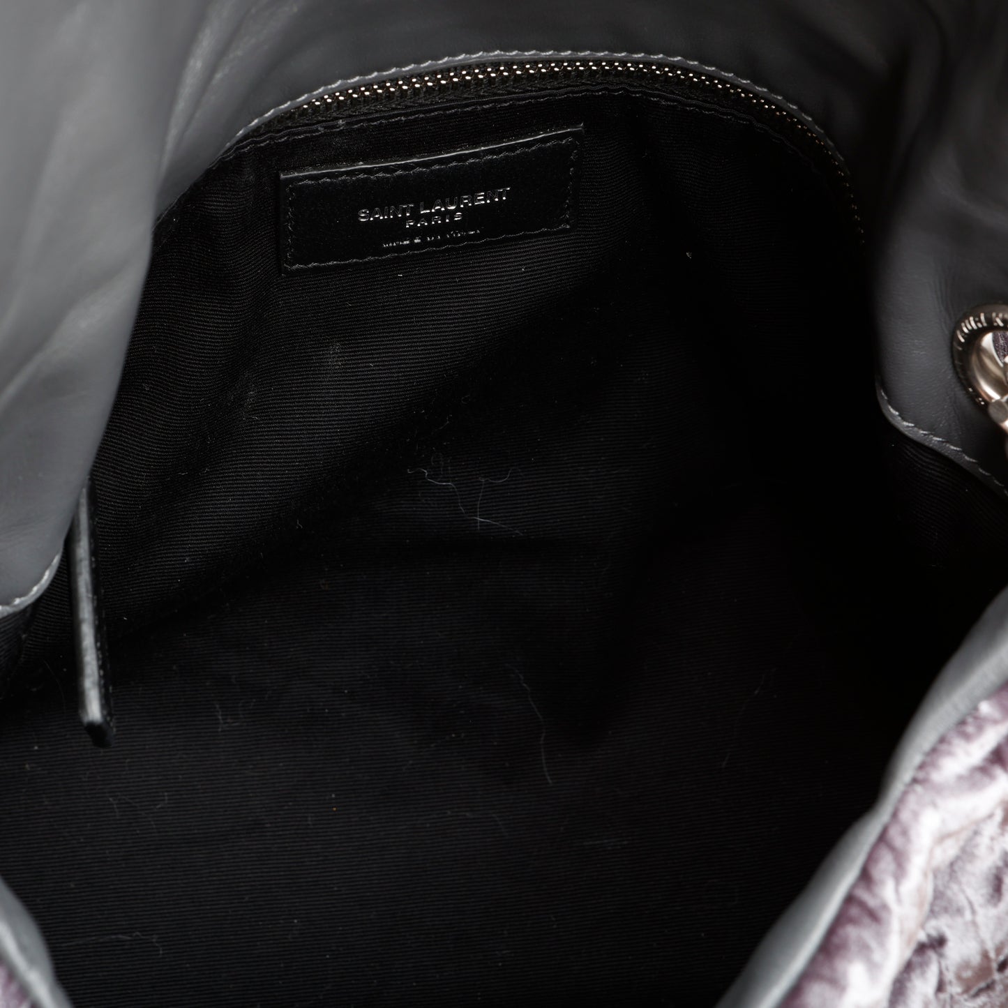 Small Lou Puffer, Crushed Velvet