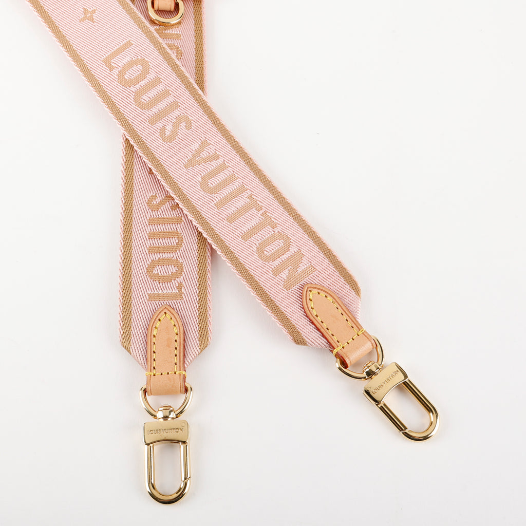 Adjustable Strap, Pink/Beige