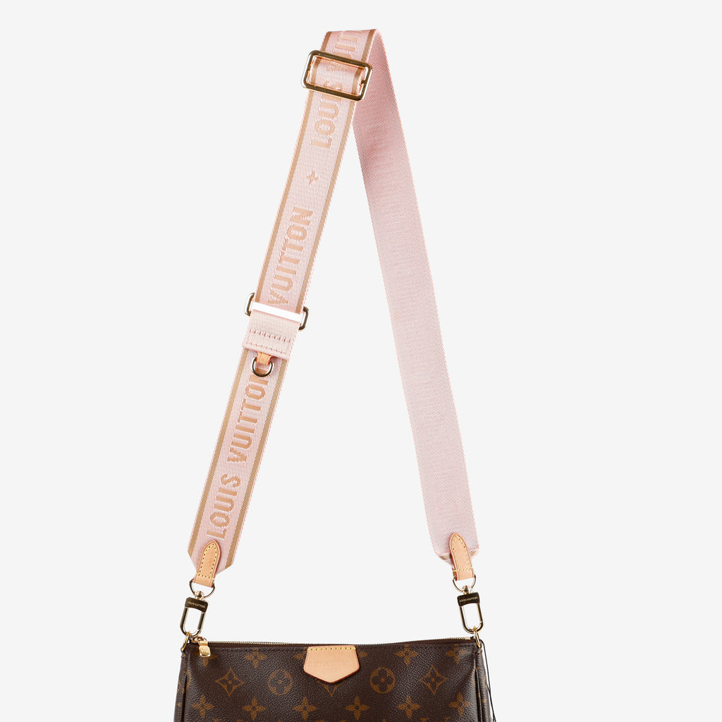 Adjustable Strap, Pink/Beige