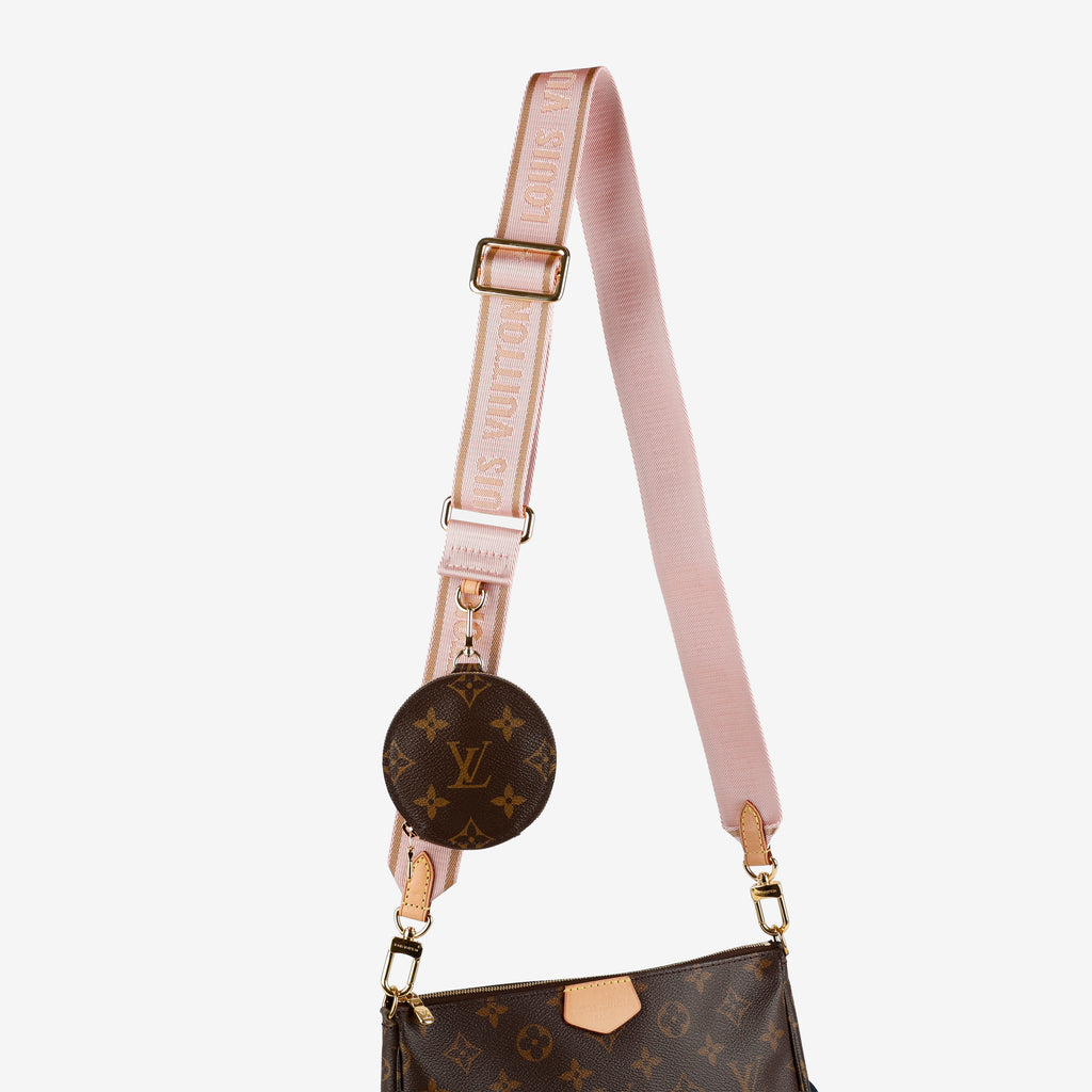 Bandouliere Adjustable Strap w Coin Purse,  Pink