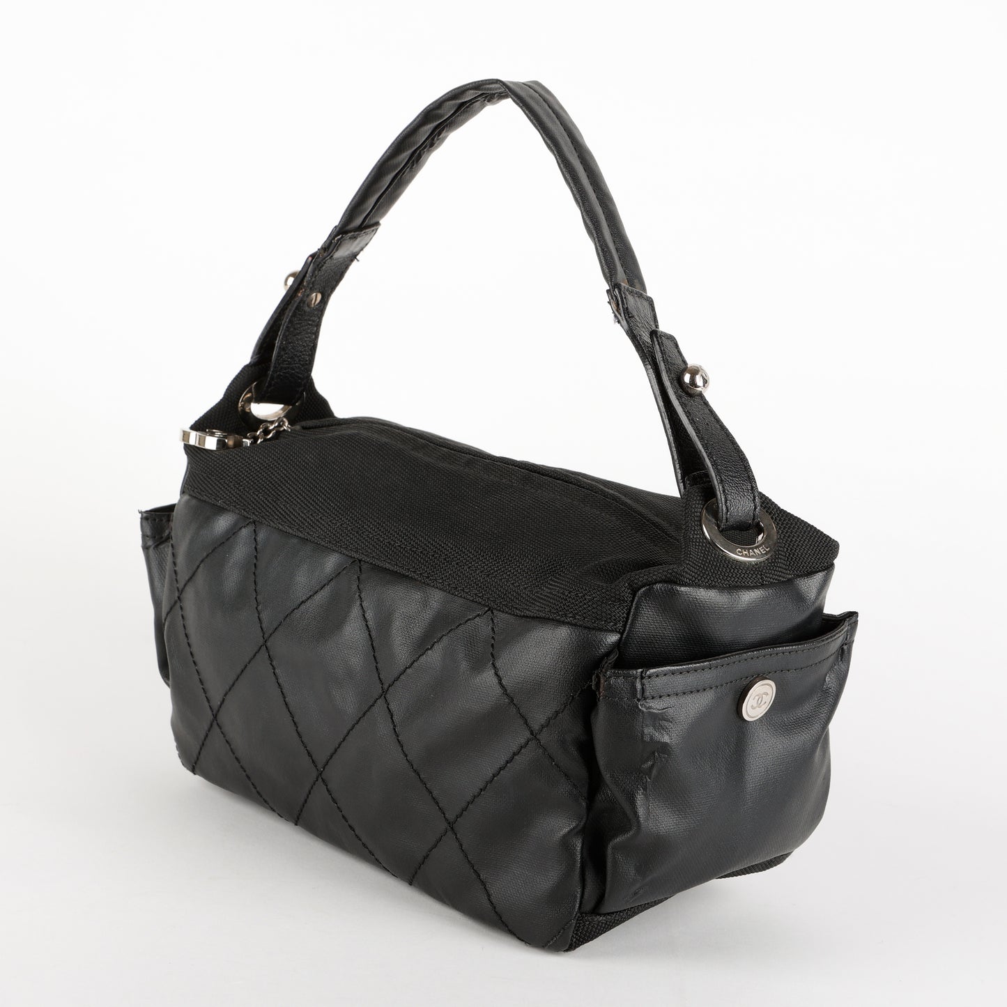 Vintage Paris-Biarritz Hobo, Black