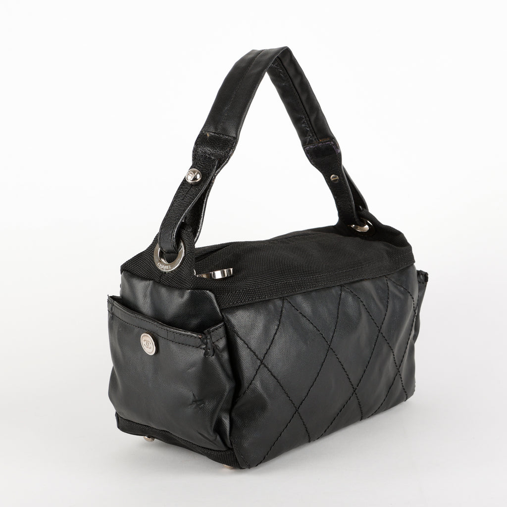 Vintage Paris-Biarritz Hobo, Black