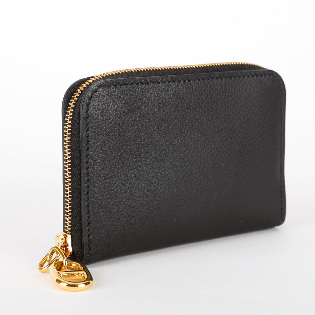 Chain de Ancre Noir Evercolor Zip Card Holder
