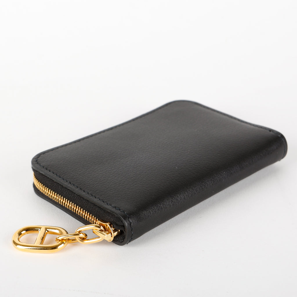 Chain de Ancre Noir Evercolor Zip Card Holder