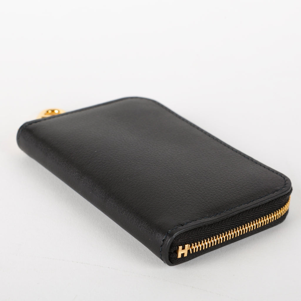 Chain de Ancre Noir Evercolor Zip Card Holder