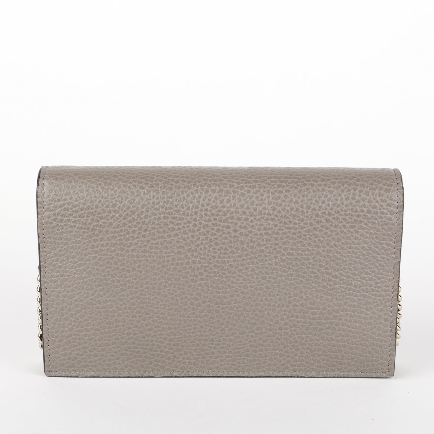 Blondie Wallet on Chain, Grey Calfskin