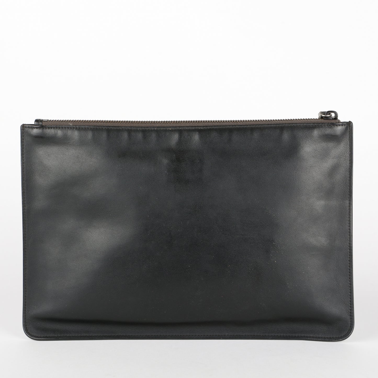 Monster Bug Zip Pouch, Black/Cream/Silver