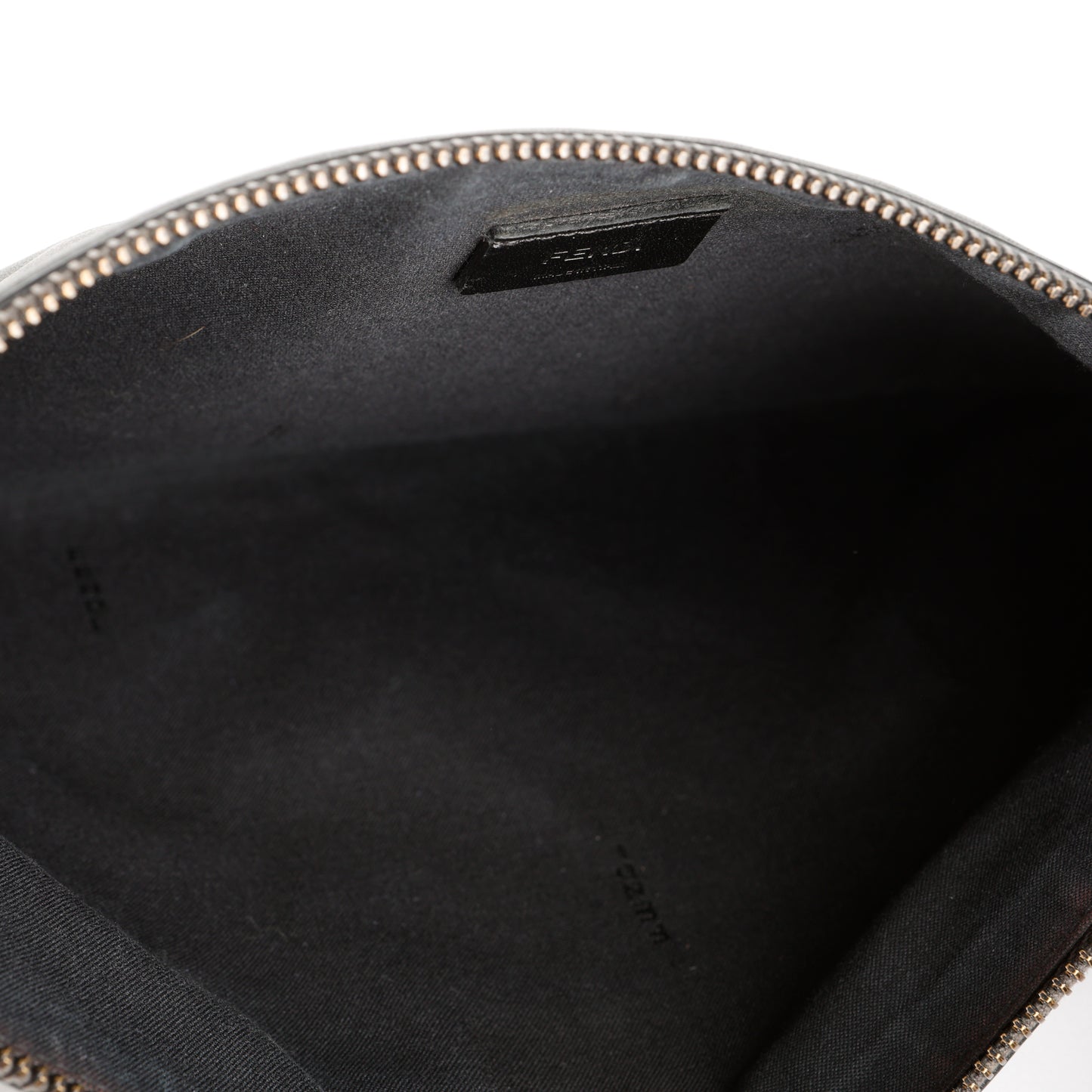 Monster Bug Zip Pouch, Black/Cream/Silver