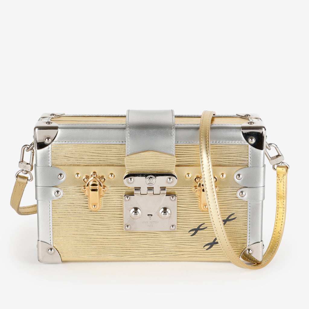 Petite Malle, Metallic Gold/Silver