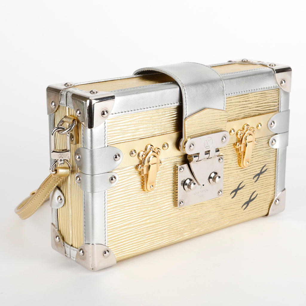 Petite Malle, Metallic Gold/Silver