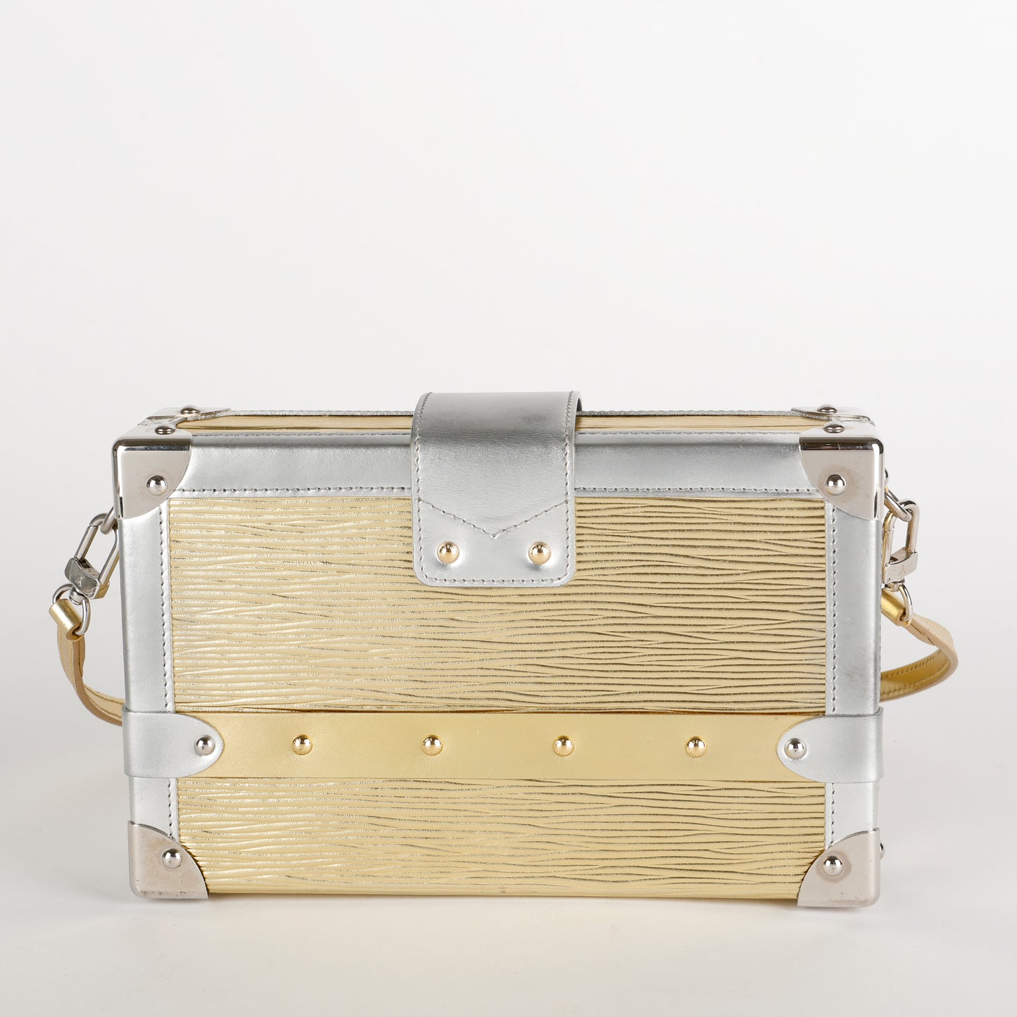 Petite Malle, Metallic Gold/Silver