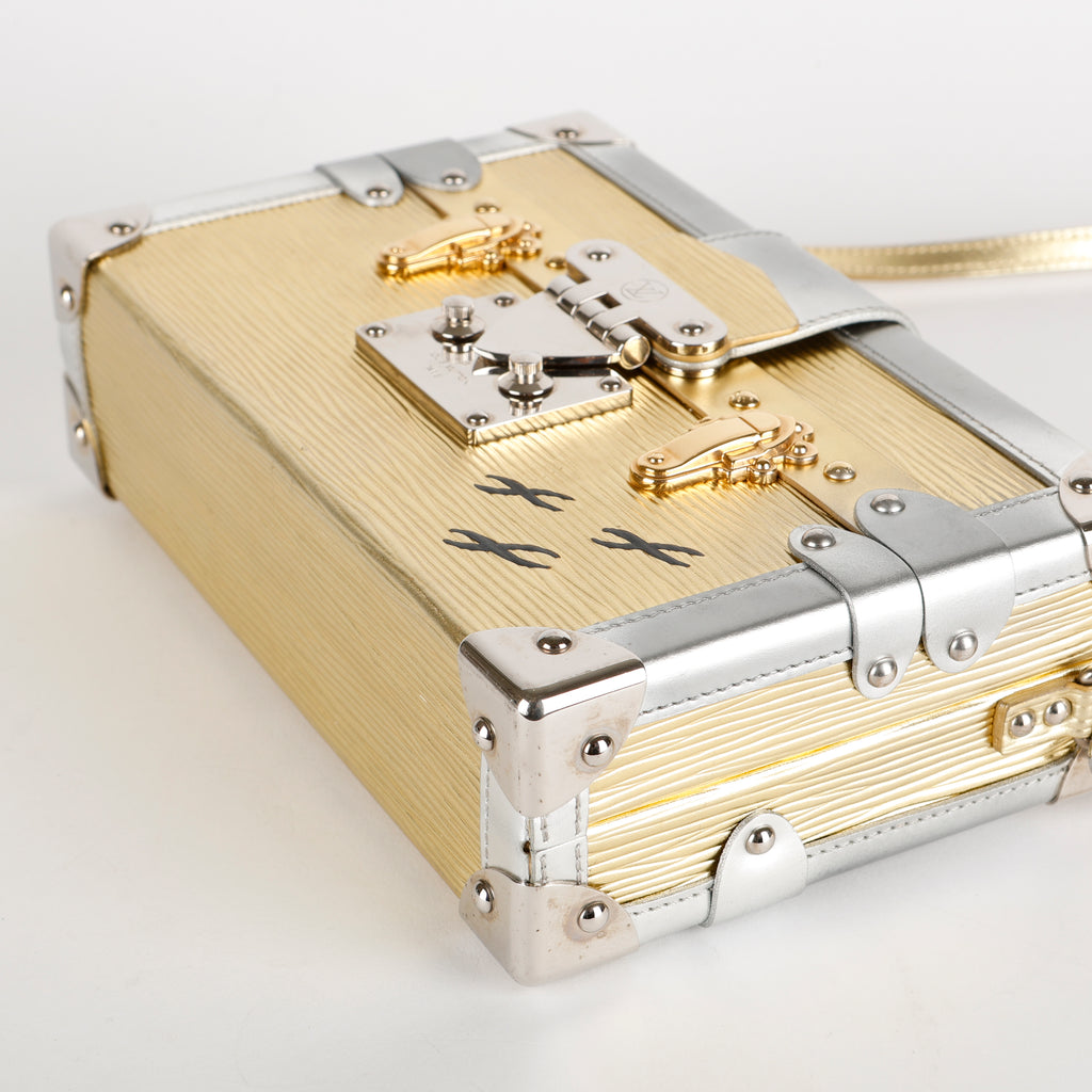 Petite Malle, Metallic Gold/Silver