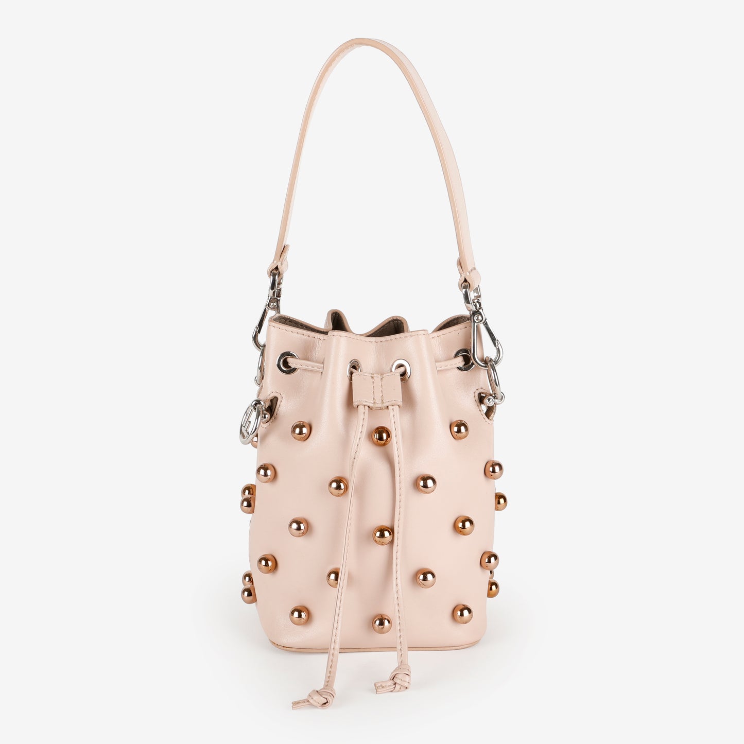 Bolso Mini Mon Tressor, Blush Pink Calfskin
