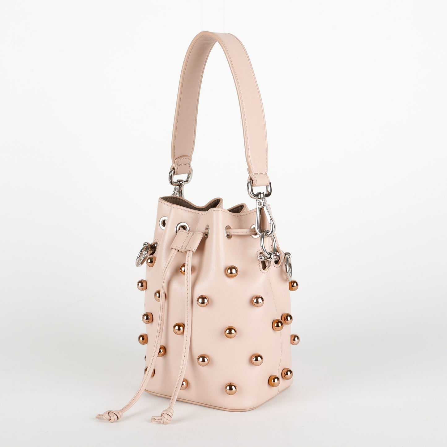 Bolso Mini Mon Tressor, Blush Pink Calfskin