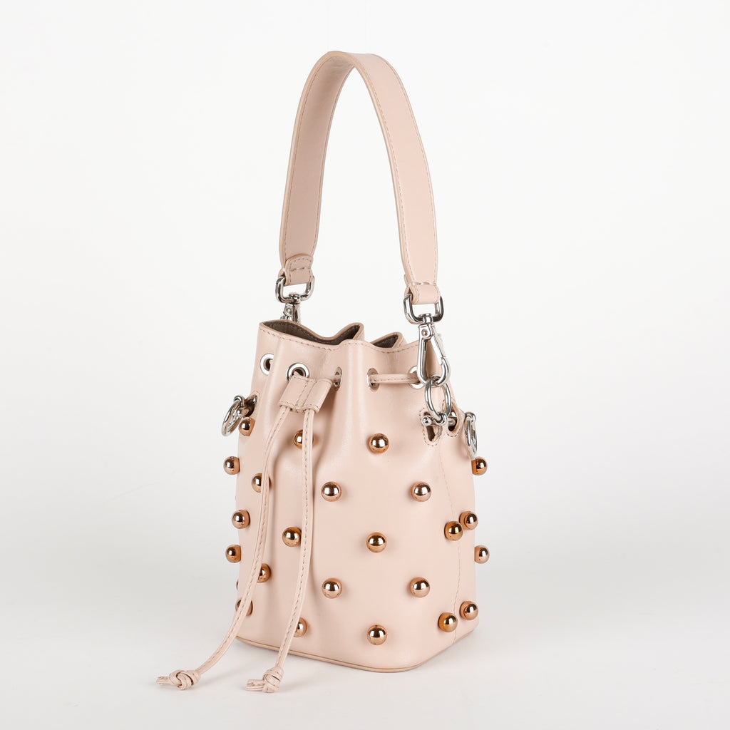 Bolso Mini Mon Tressor, Blush Pink Calfskin
