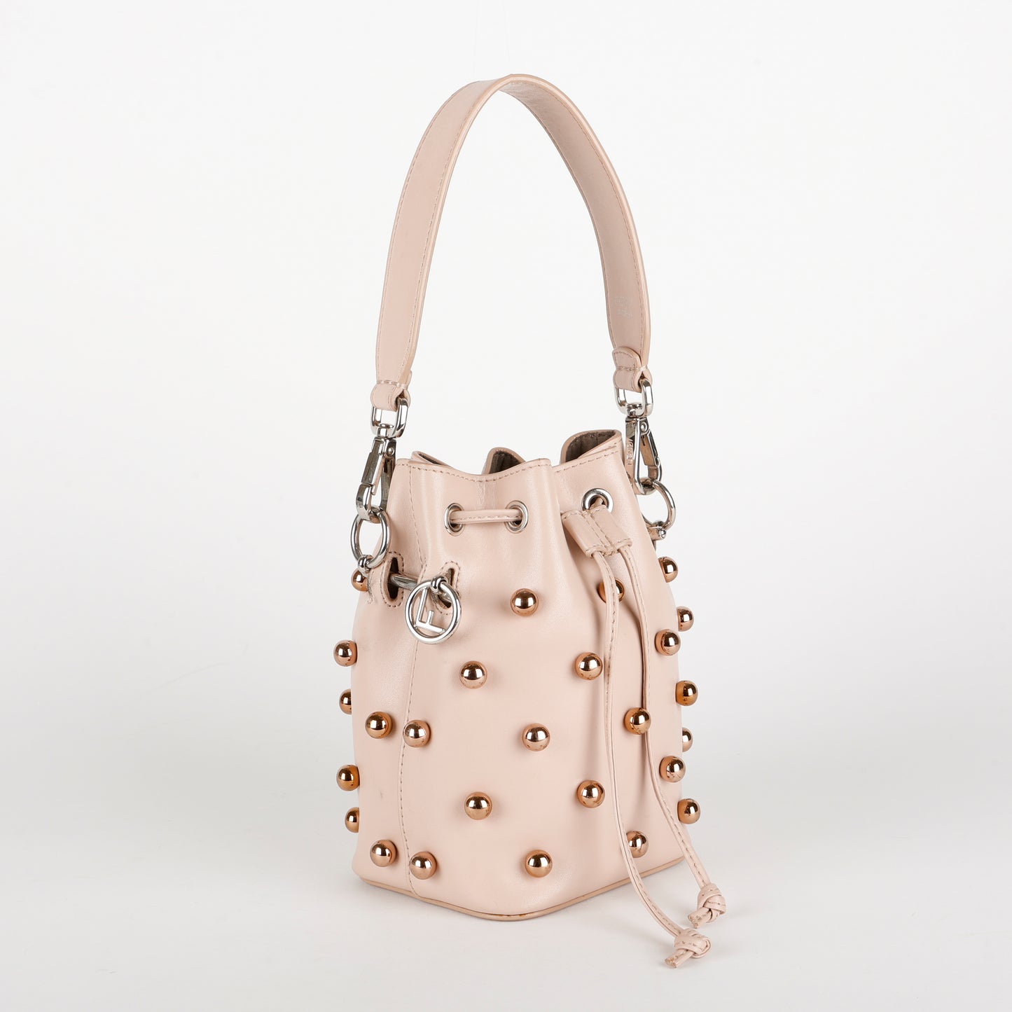 Bolso Mini Mon Tressor, Blush Pink Calfskin