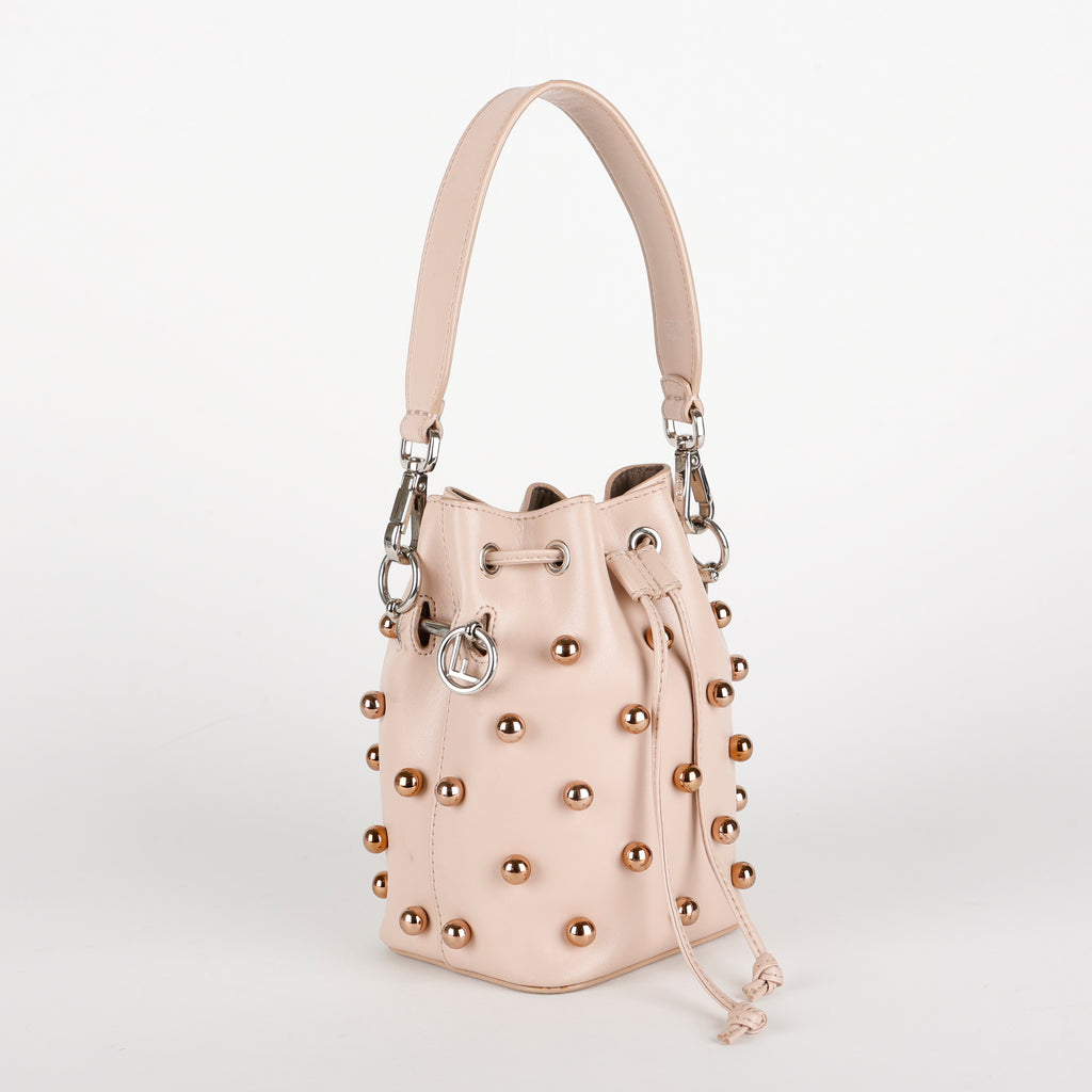 Bolso Mini Mon Tressor, Blush Pink Calfskin