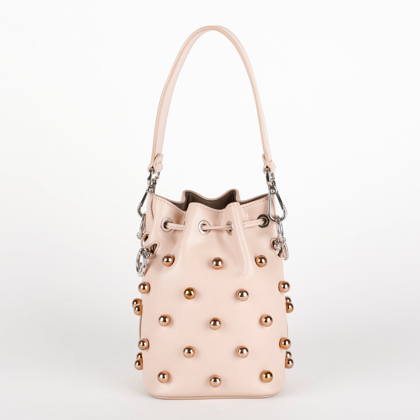 Bolso Mini Mon Tressor, Blush Pink Calfskin