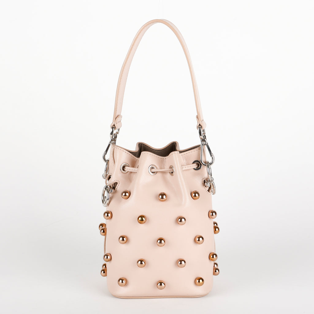Bolso Mini Mon Tressor, Blush Pink Calfskin
