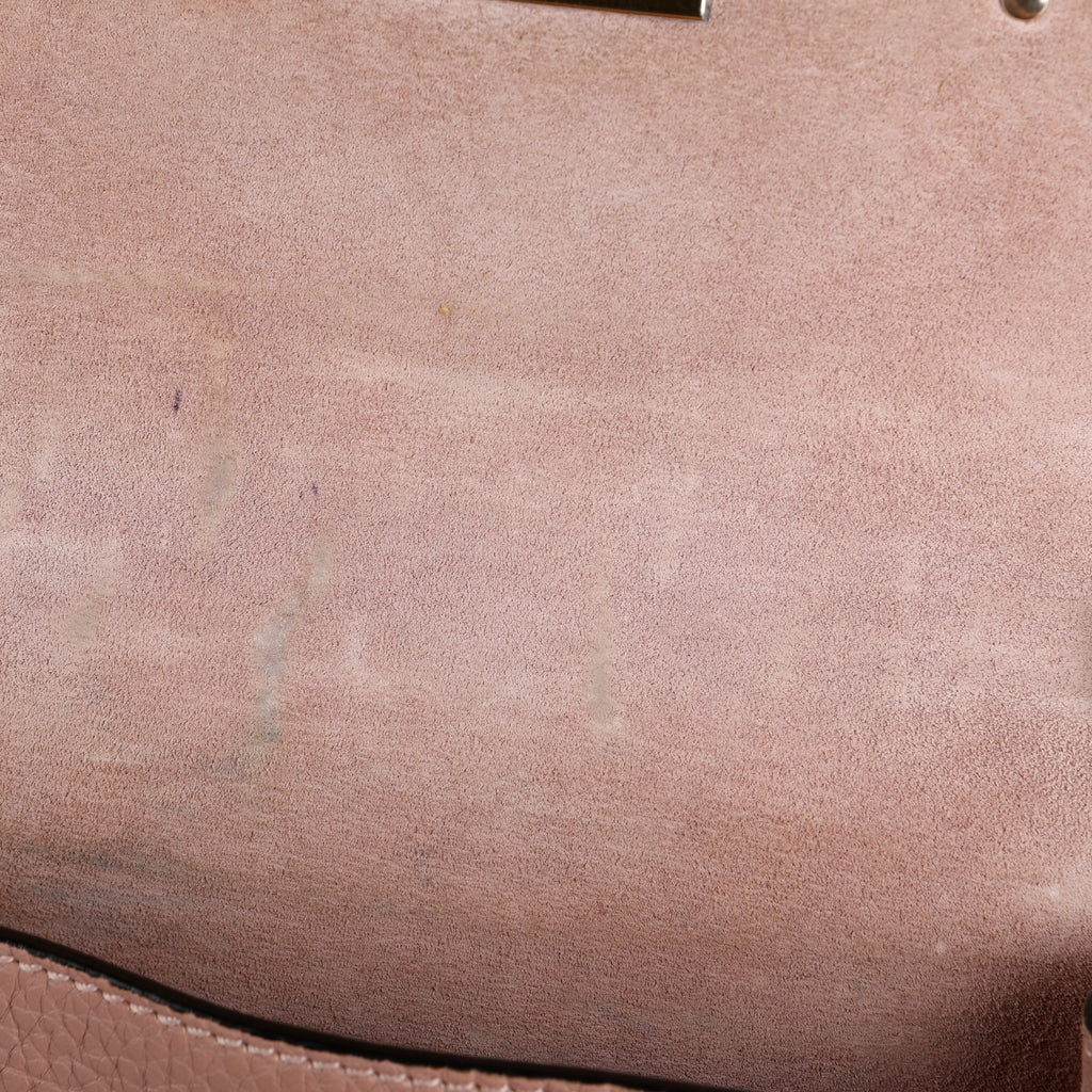 Medium Rockstud Flap Crossbody, Dusty Pink