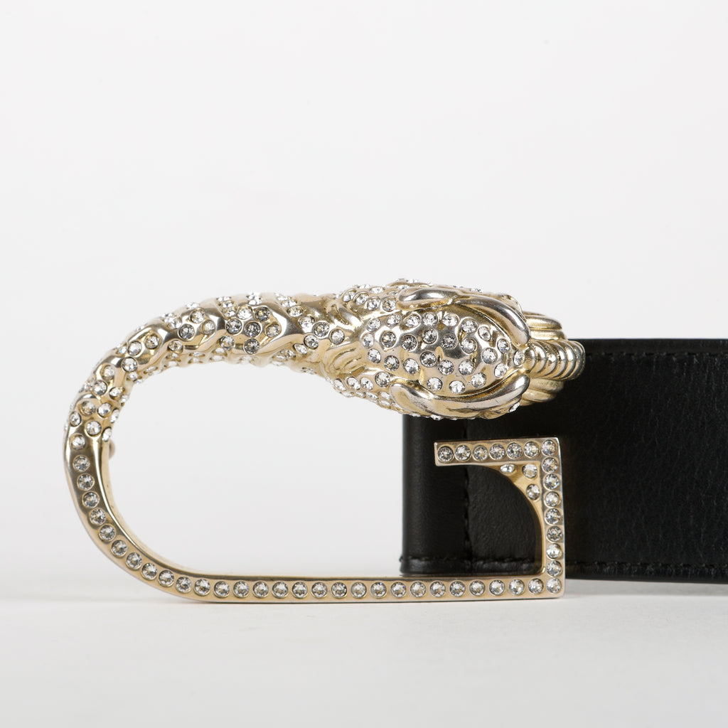 Tiger Head G Buckle Belt Size: 75