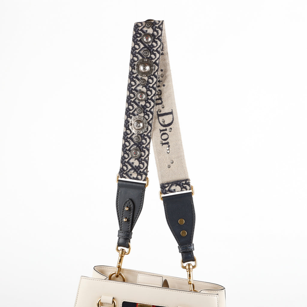 Bohemian Studded Shoulder Strap, Navy
