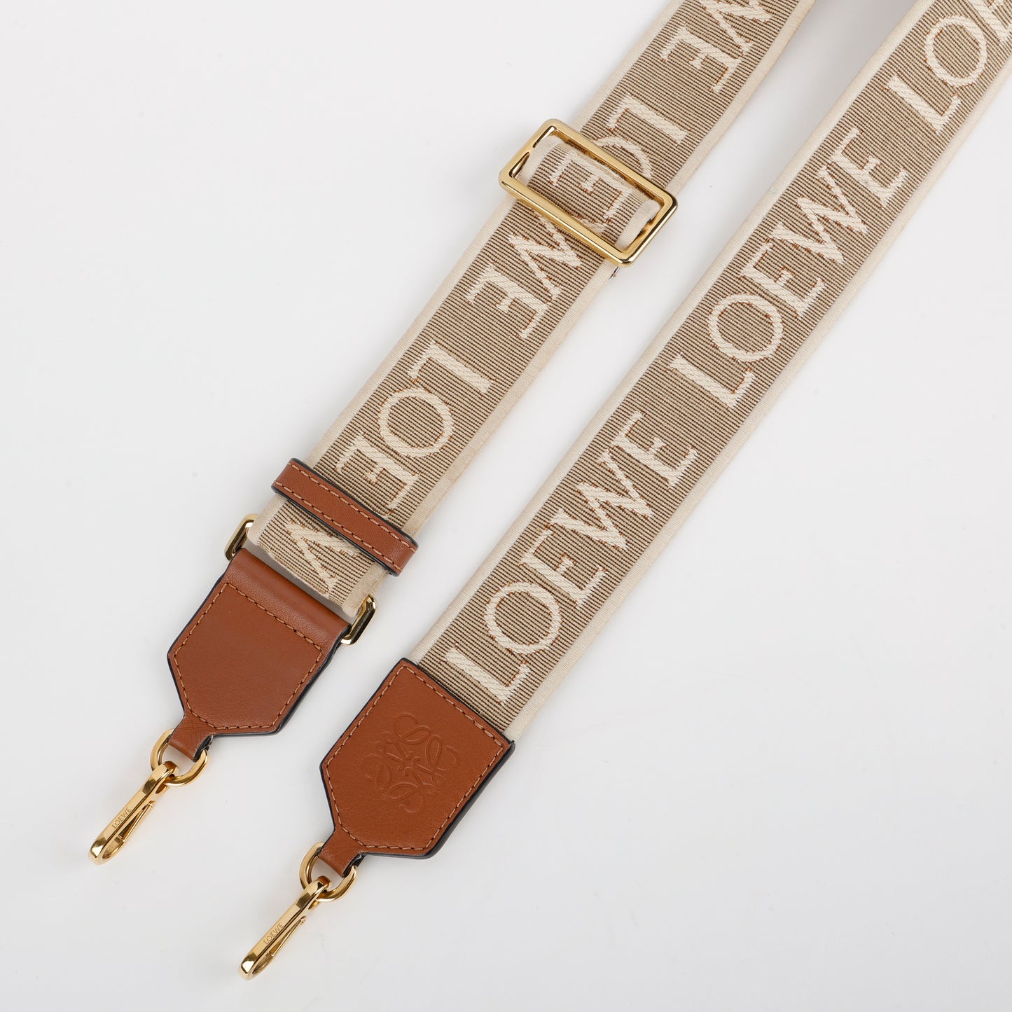Jaquard Anagram Adjustable Strap, Oak