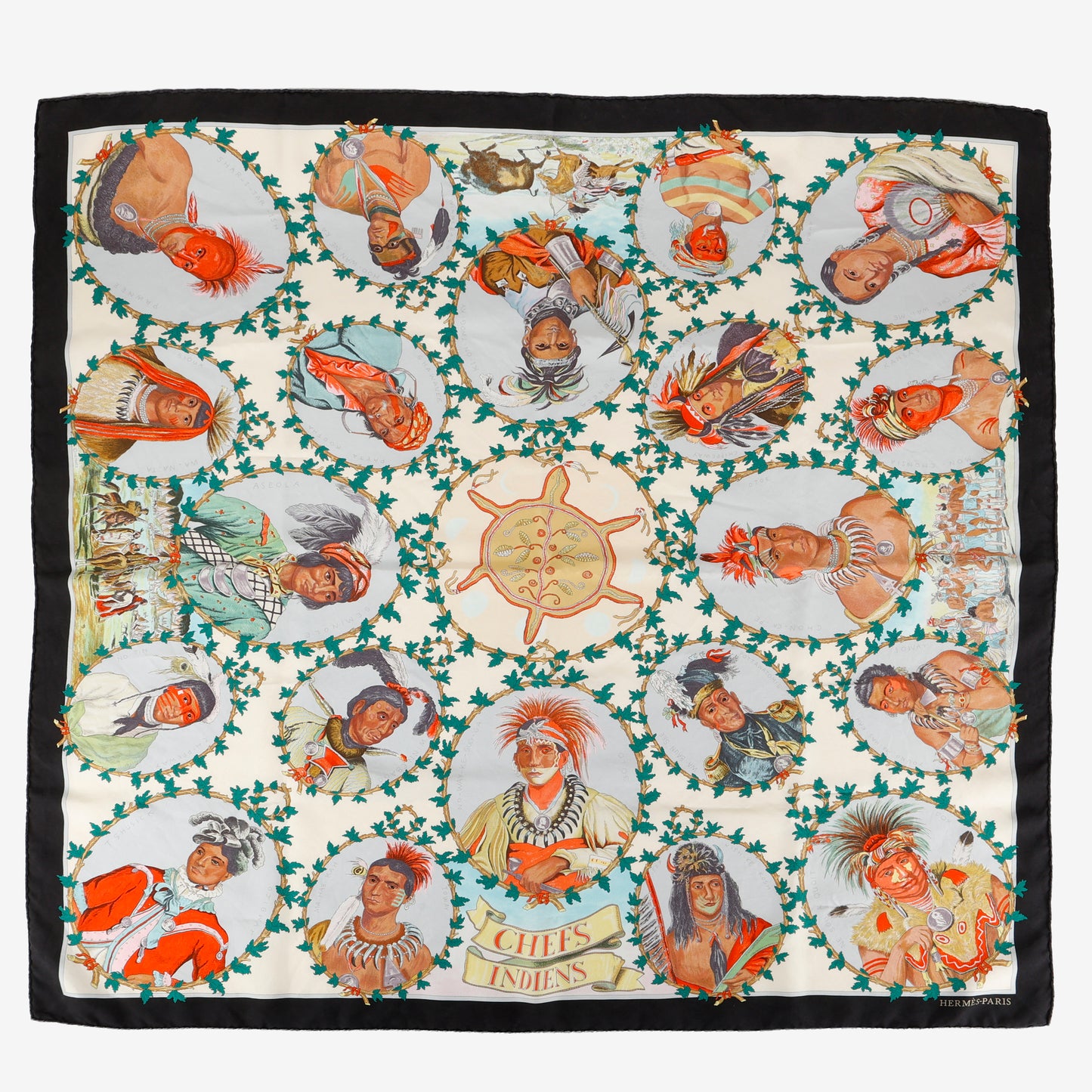 Chefs Indiens 90 Silk Scarf