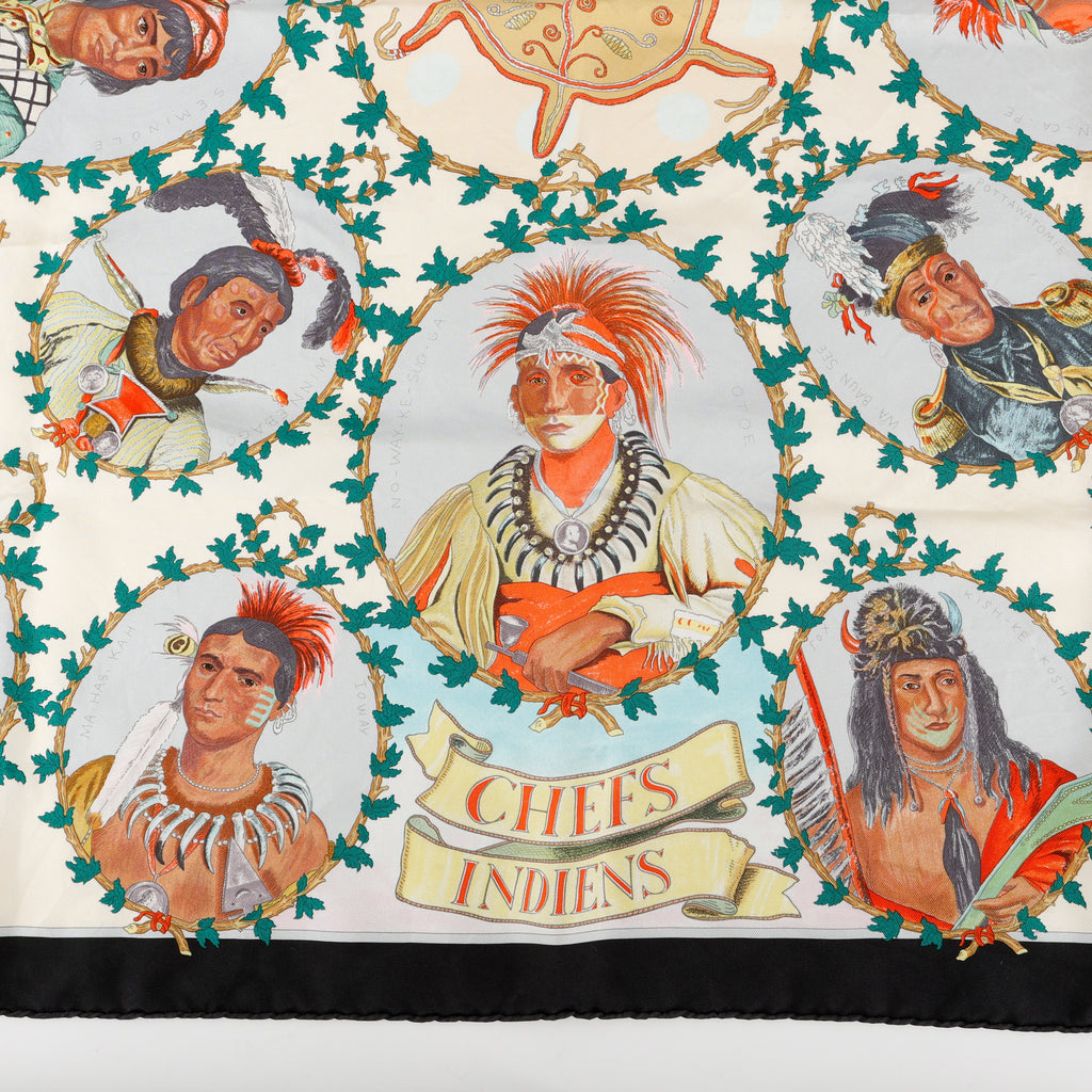 Chefs Indiens 90 Silk Scarf