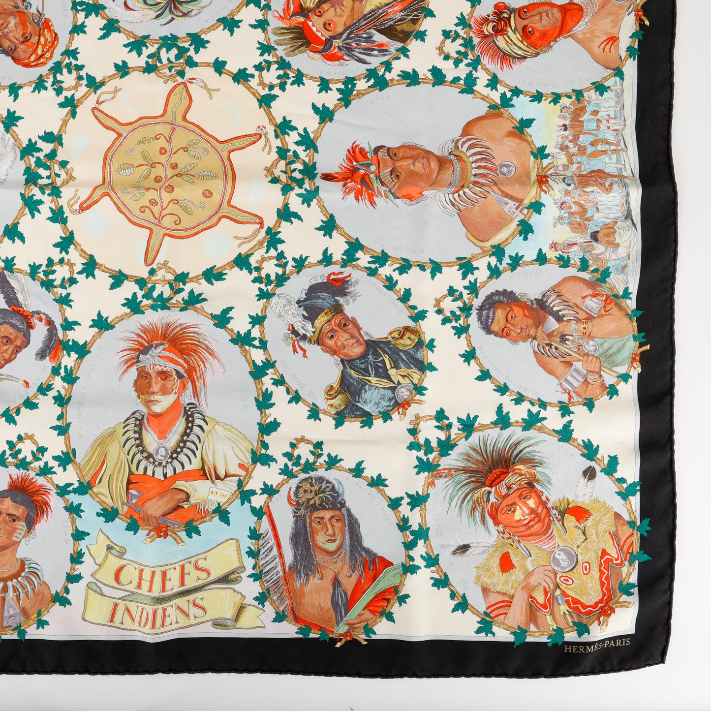 Chefs Indiens 90 Silk Scarf