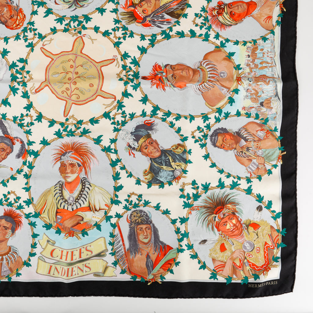 Chefs Indiens 90 Silk Scarf