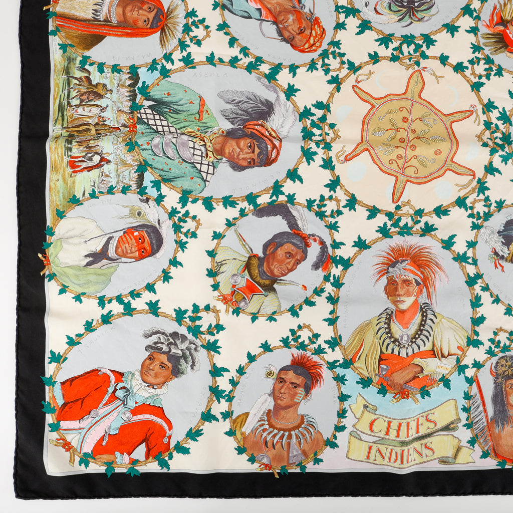 Chefs Indiens 90 Silk Scarf