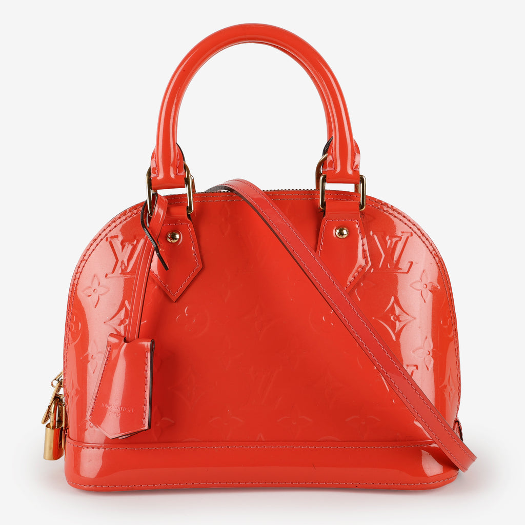 Alma BB, Coral Pink Vernis Leather