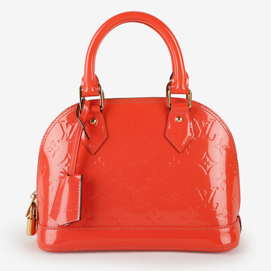 Alma BB, Coral Pink Vernis Leather