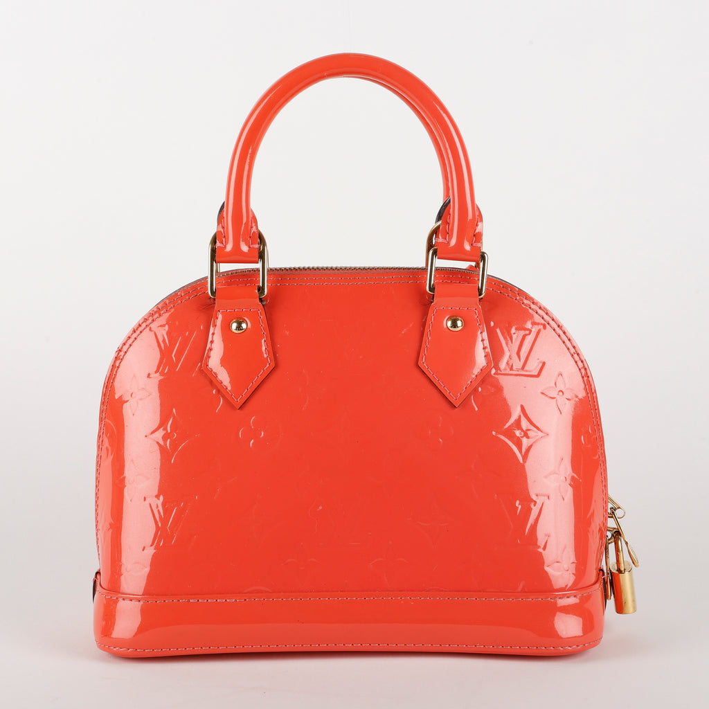 Alma BB, Coral Pink Vernis Leather