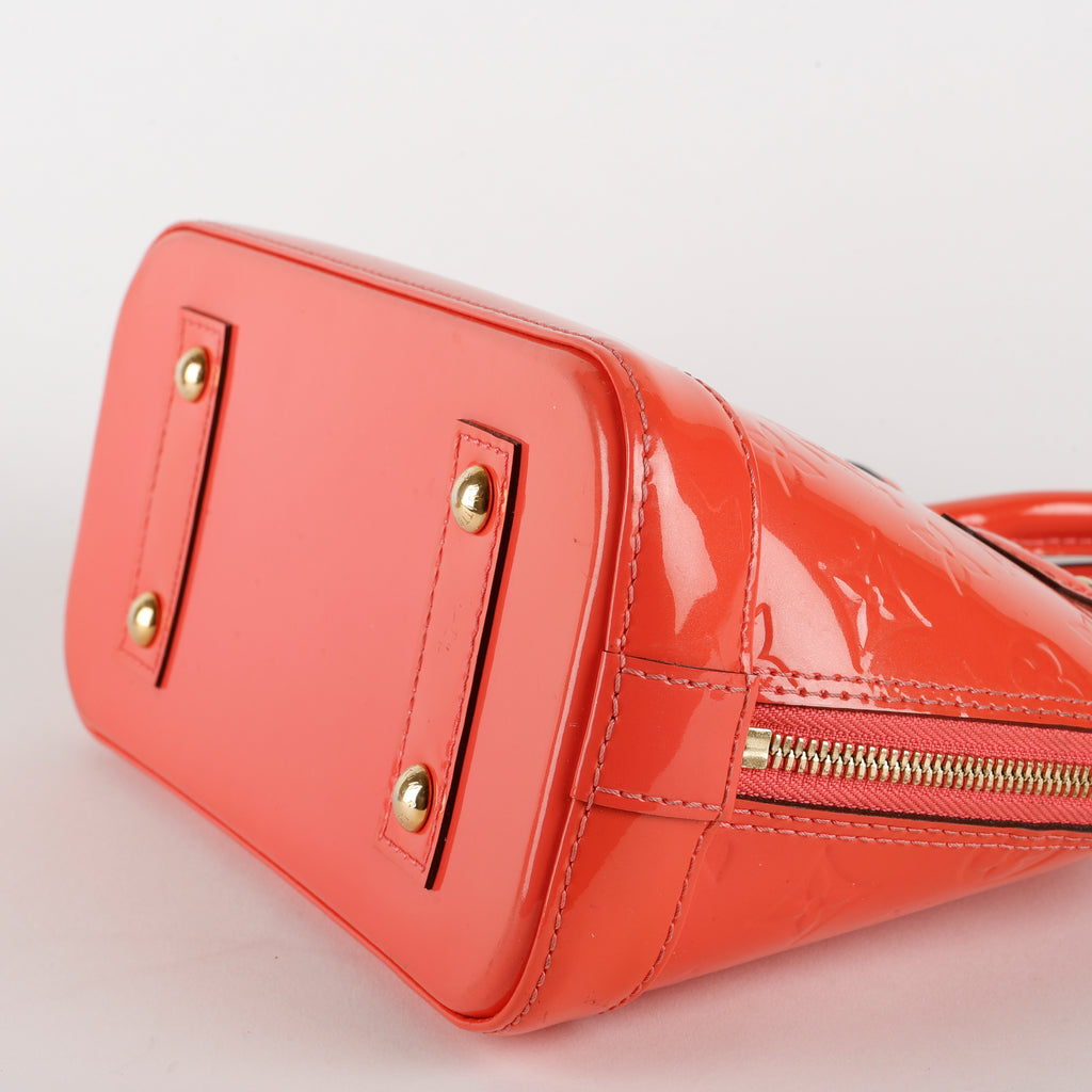 Alma BB, Coral Pink Vernis Leather