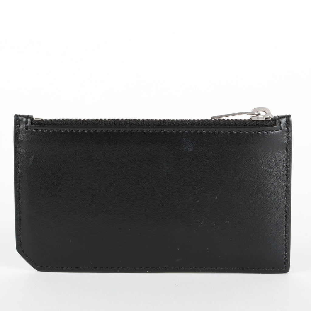 Lightning Bold Zip Pouch Card Holder, Black