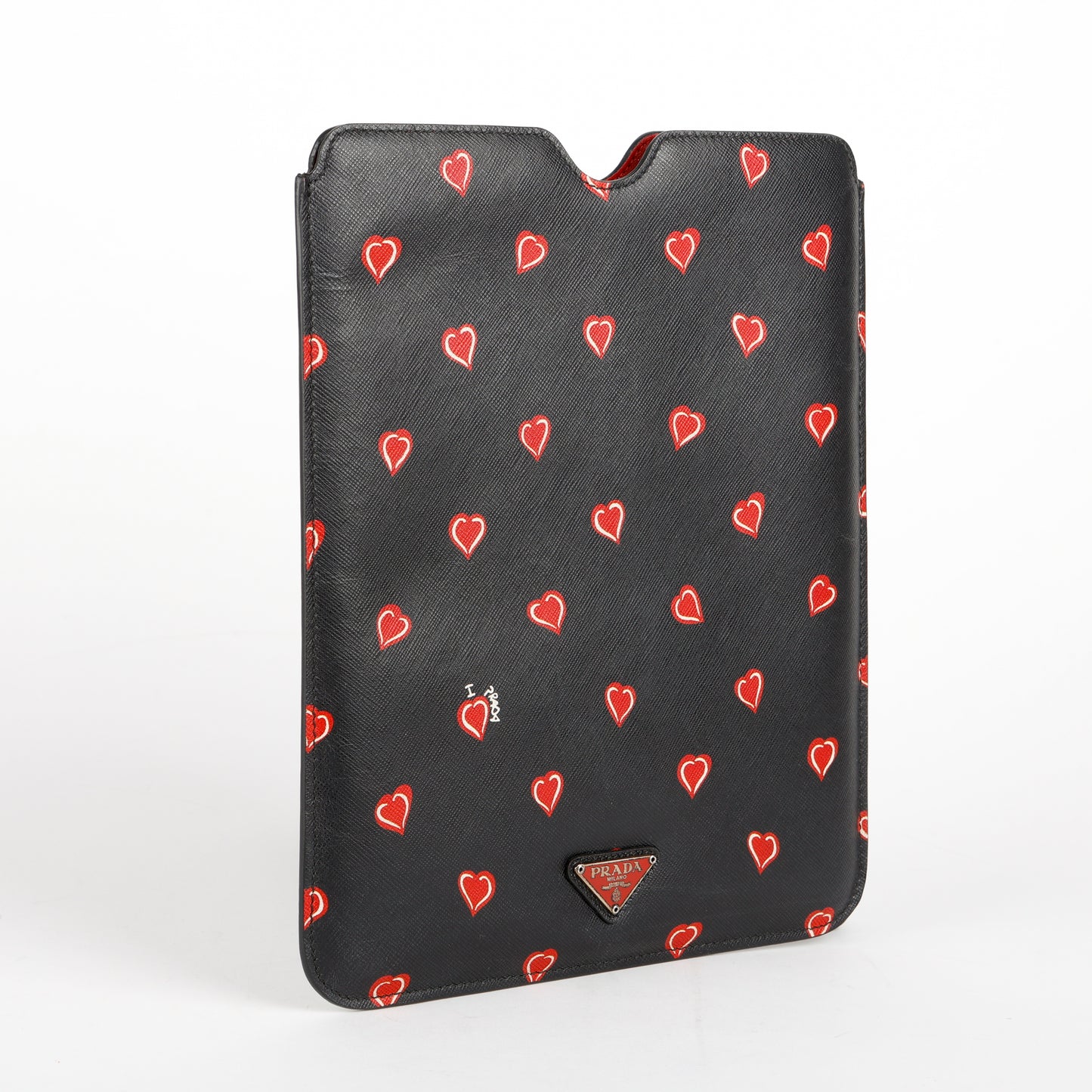 Saffiano Hearts iPad Mini Sleeve