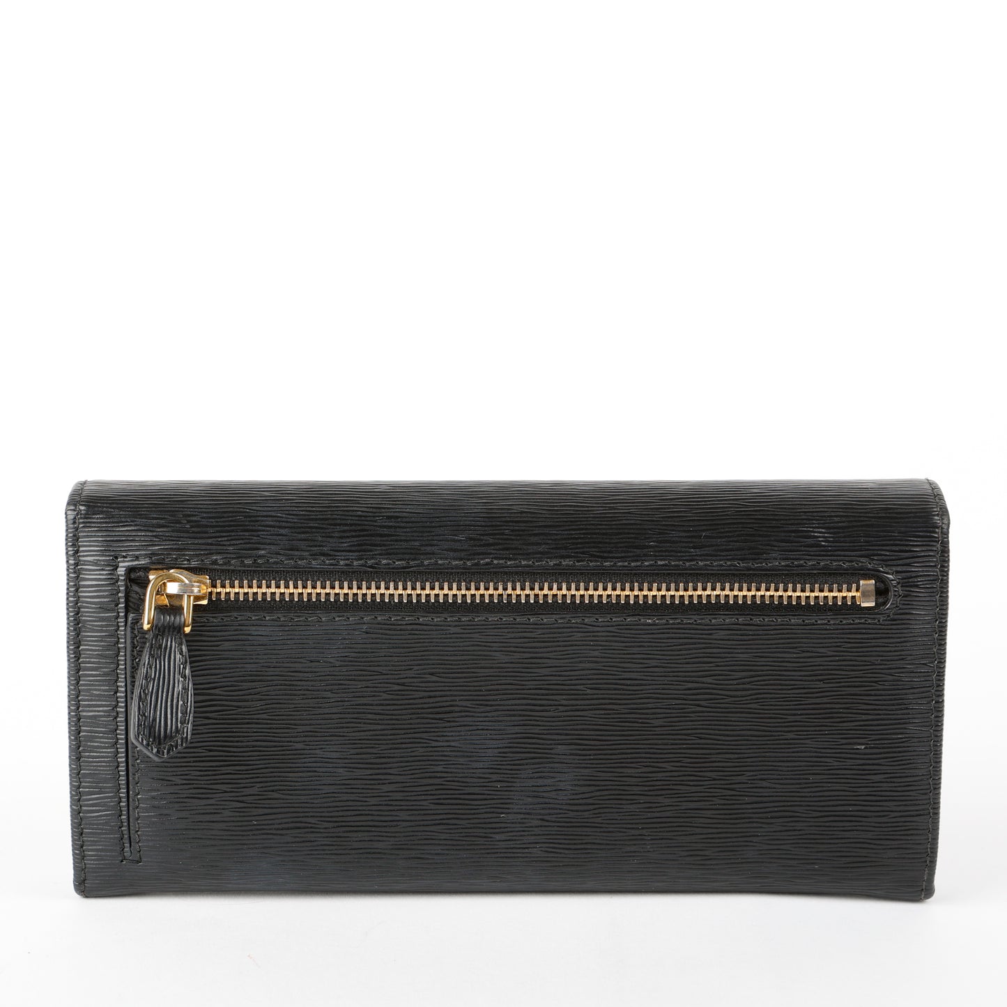 Continental Wallet, Black Move Leather
