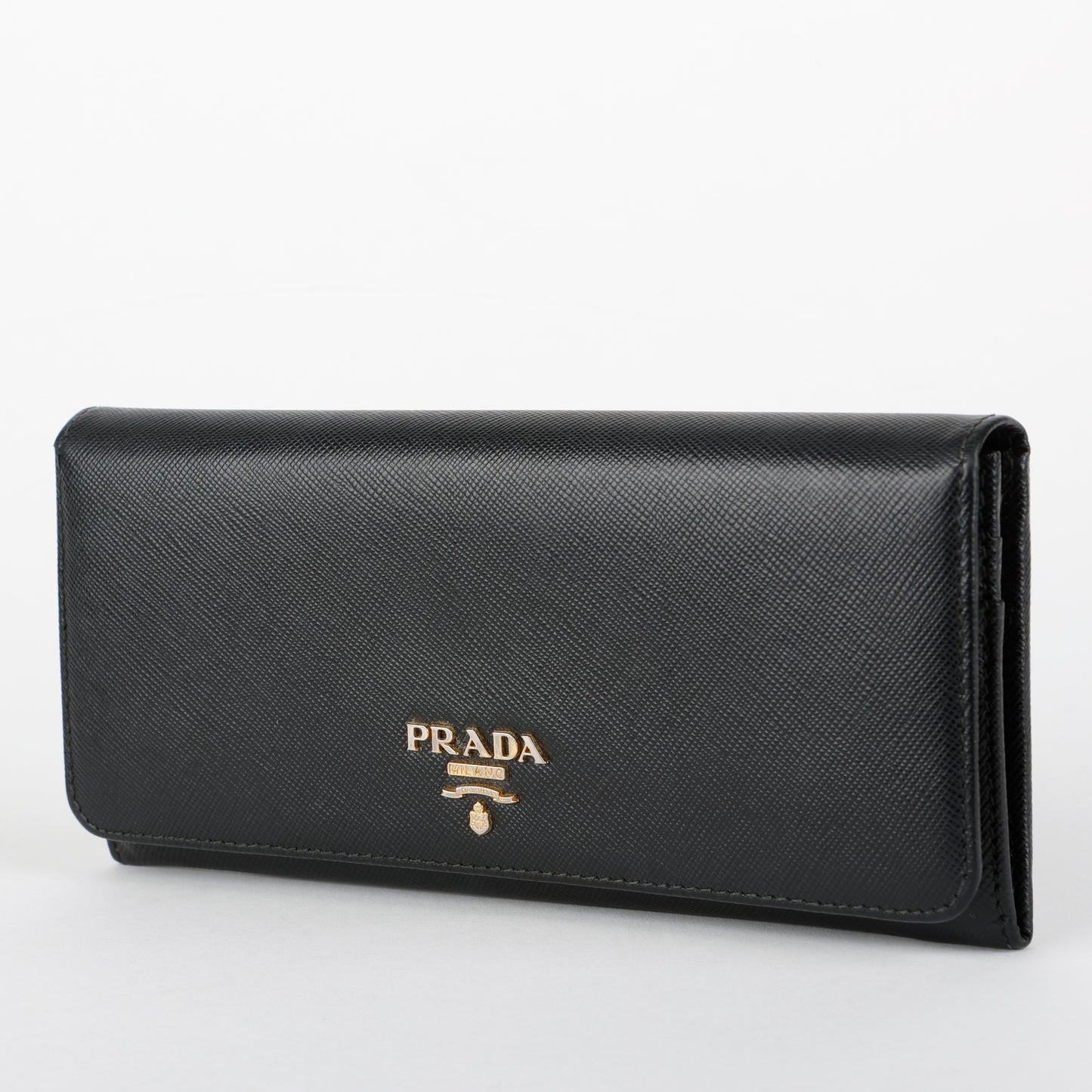 Continental Long Wallet, Black Saffiano 5247
